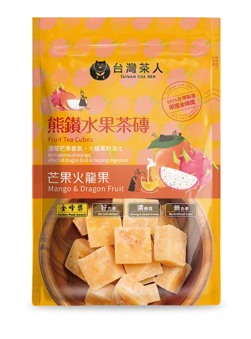 熊鑽水果茶磚 | 芒果火龍果