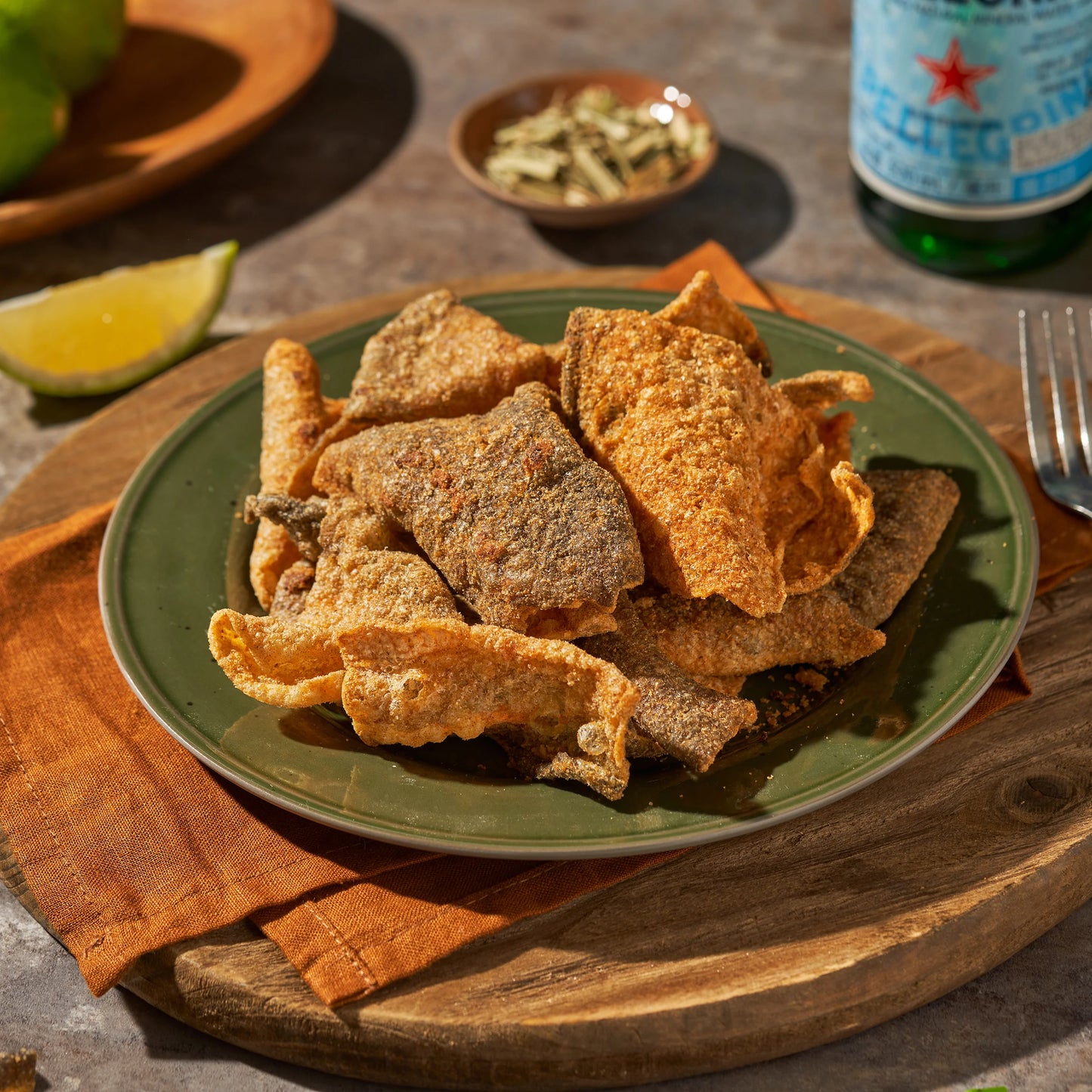 酥脆魚皮(泰式香檸)