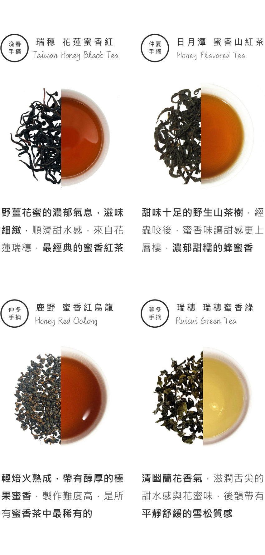 蜜香風味選茶主題綜合